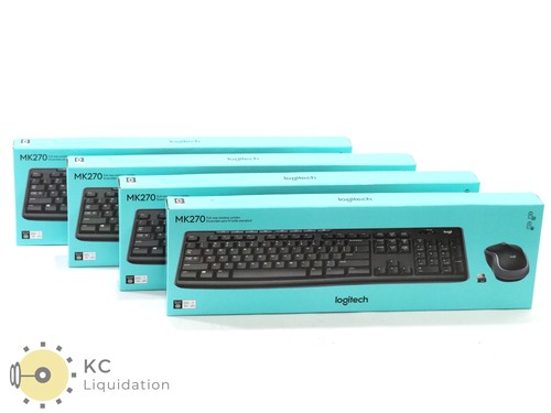 Lot logitech mk270 - 4x, wireless